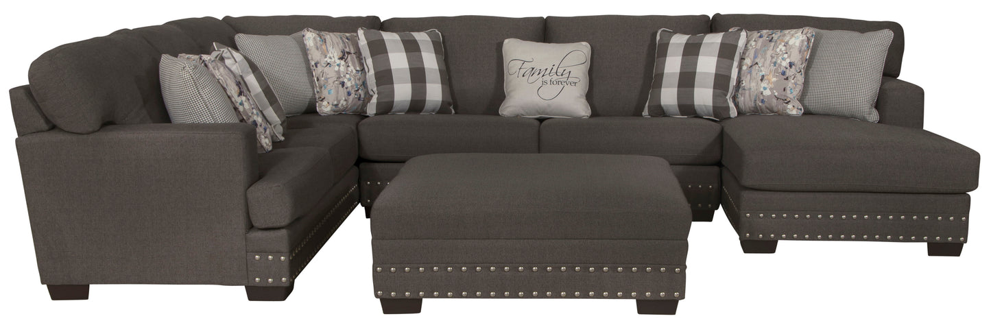 Crawford - Sectional With Ottoman And Pillows