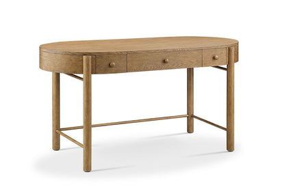 Hadleigh Brown - Oval Writing Desk - Honey