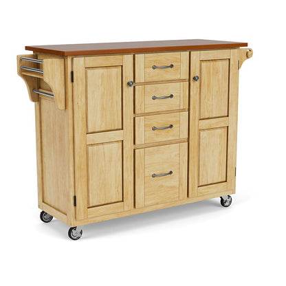 Create-A-Cart - Kitchen Cart - Wood Top