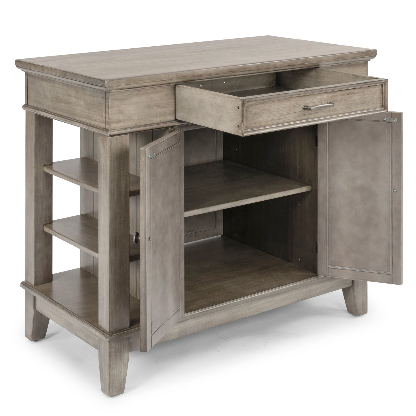 Walker - Kitchen Island - Wood - Dark Gray