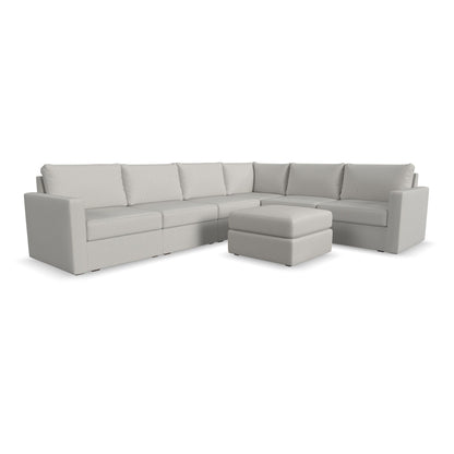 Flex - Sectional with Standard Arm and Ottoman