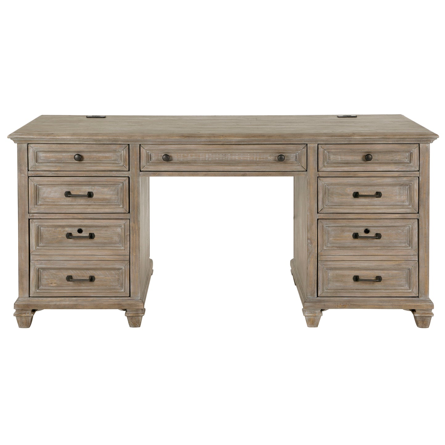 Lancaster - Executive Desk - Dove Tail Grey