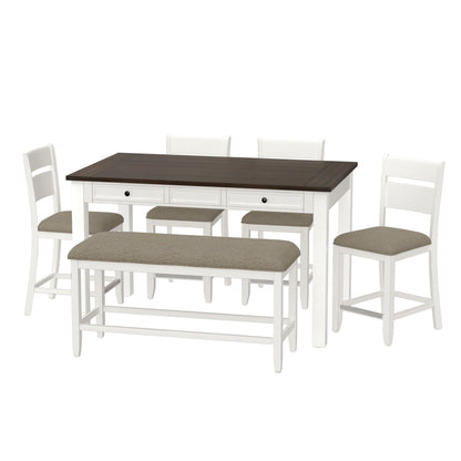 Velvety - 6 Piece Gathering Dining Set