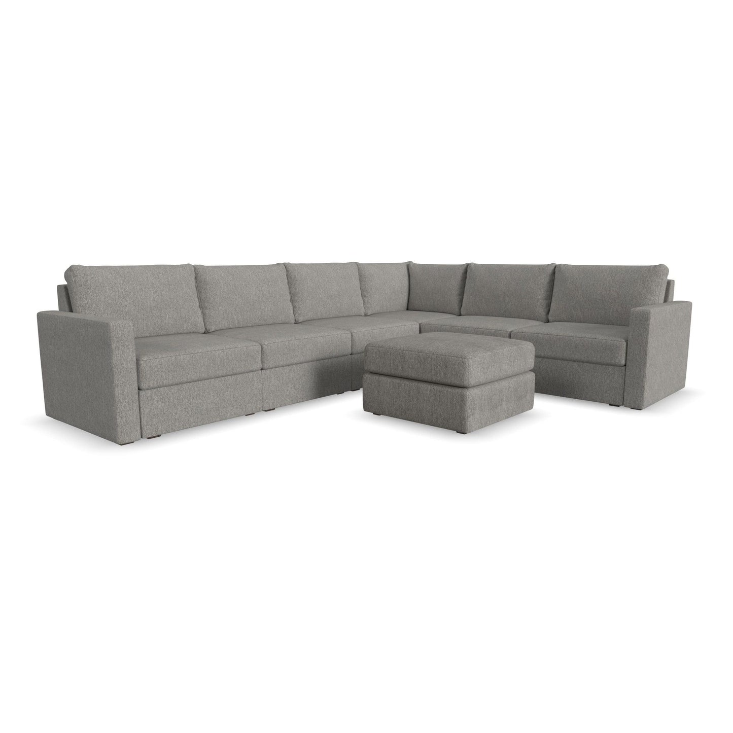 Flex - Sectional with Standard Arm and Ottoman