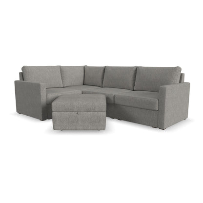 Flex - Sectional with Standard Arm and Storage Ottoman