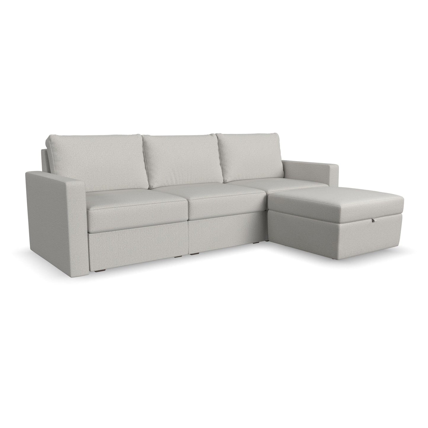 Flex - Sofa with Standard Arm and Storage Ottoman