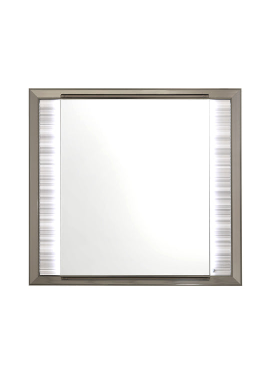 Star - Mirror With LED - White