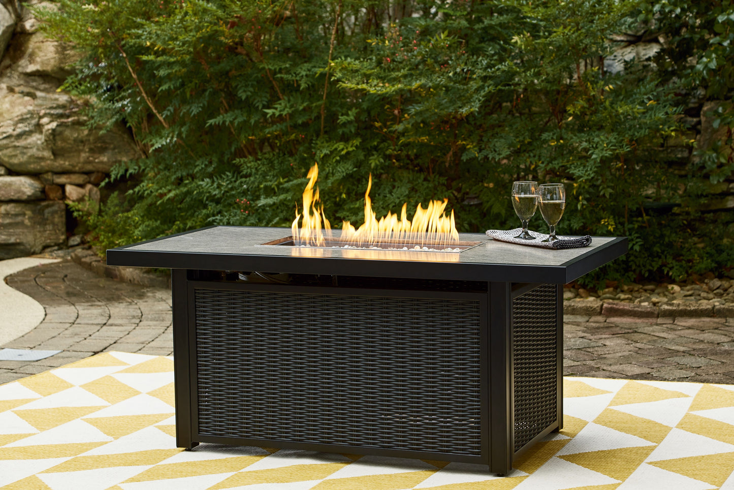 Beachcroft - Rectangular Fire Pit Table