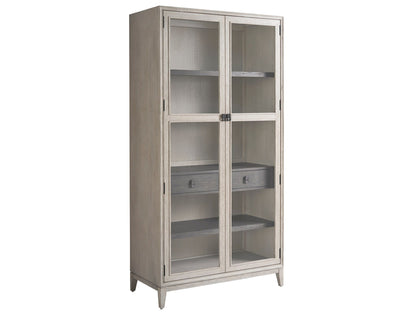 Coalesce - Canseco Display Cabinet - Pearl Silver