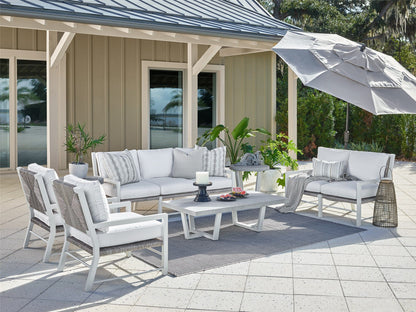 Coastal Living Outdoor - Tybee Sofa - Pearl Silver