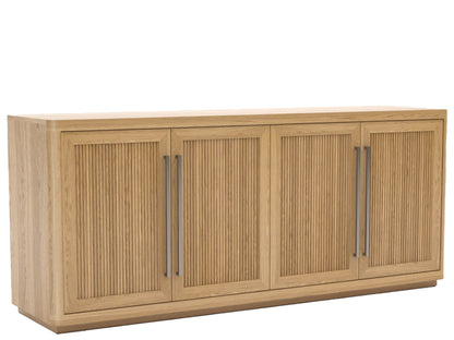 New Modern - Media Credenza - Light Brown