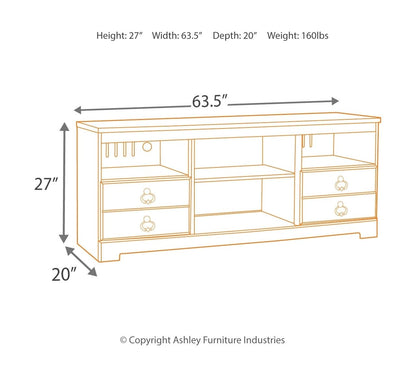 Willowton - Entertainment Center With Fireplace Option