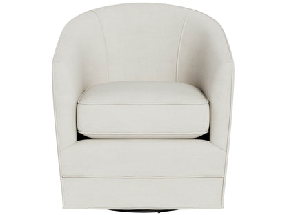 Burke - Outdoor Swivel Chair, Special Order - White