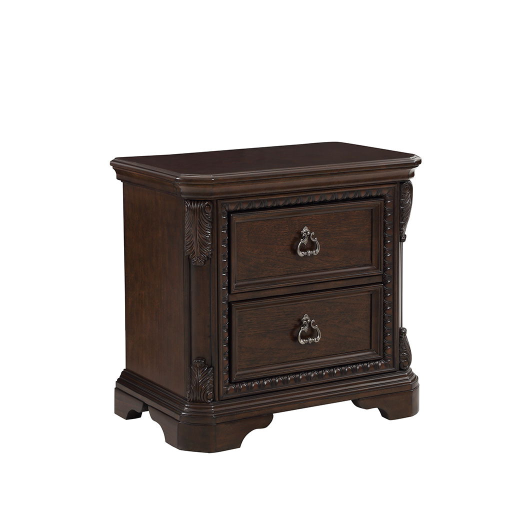 2 Drawer Nightstand - Mahogany