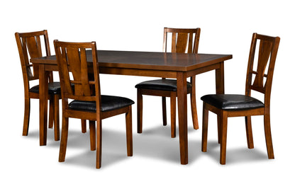 Dixon - 6 Piece Standard Dining Set - Dark Espresso