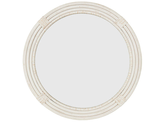 Getaway - Round Mirror - White