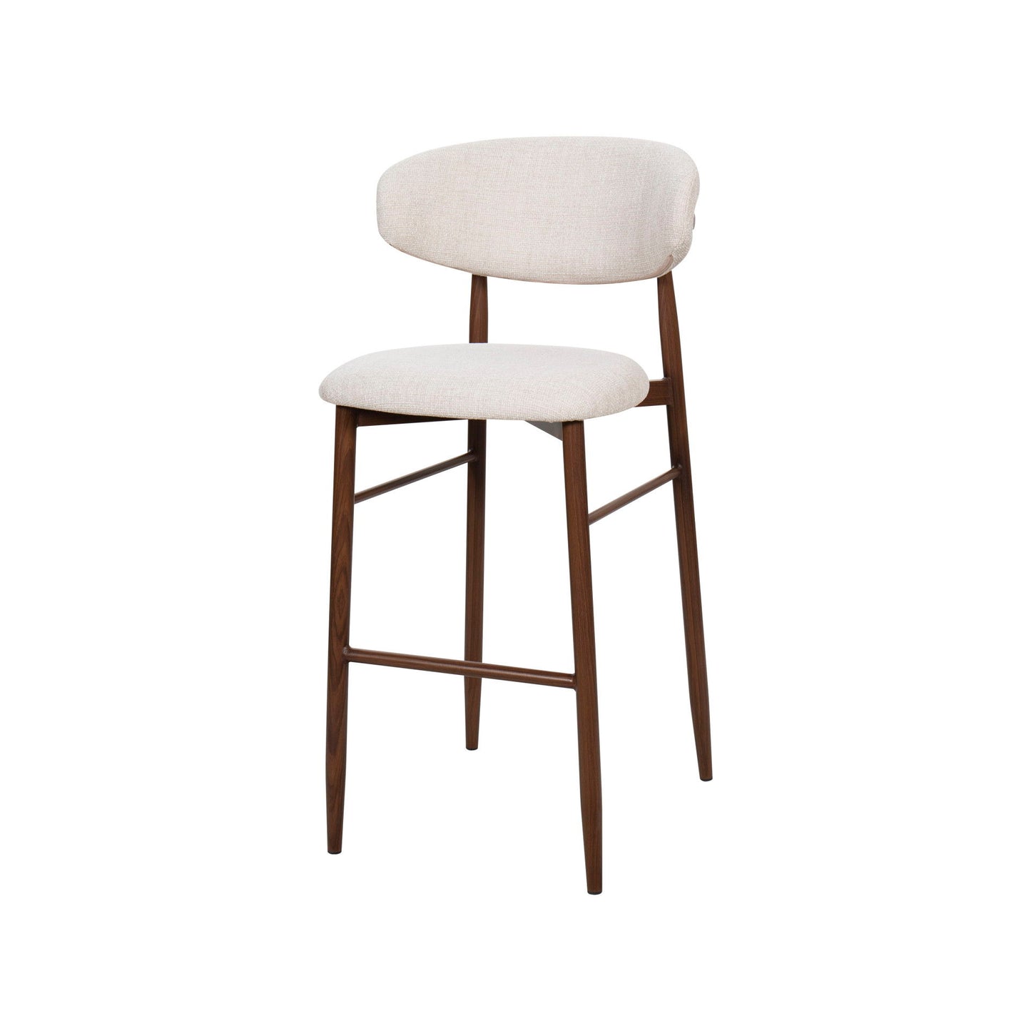 Royce - Bar Chair With Metal Frame (Set of 2)