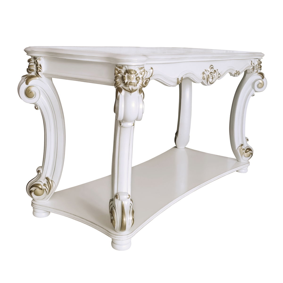 Vendome - Antique Sofa Table - White