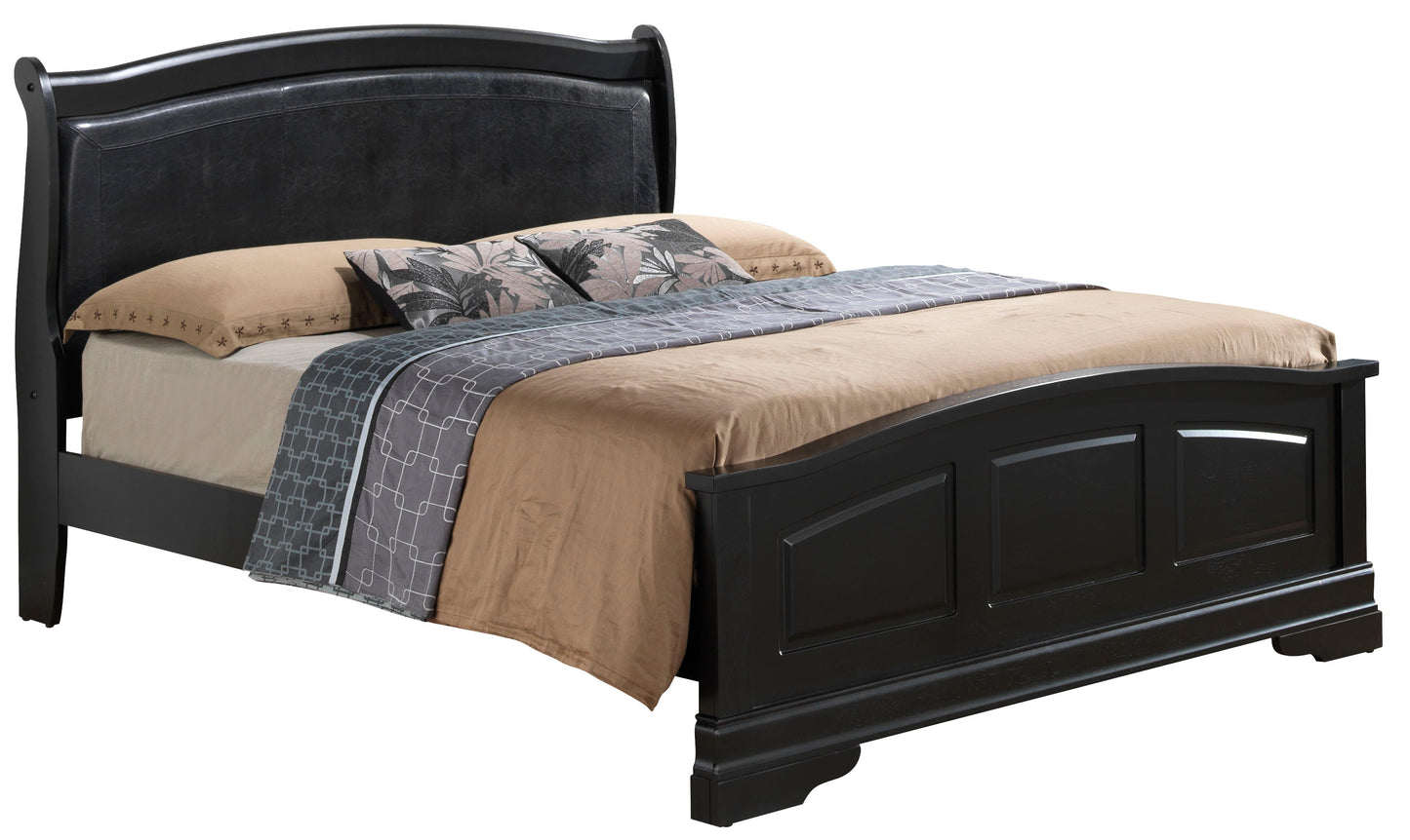 Panel Sleigh Bed Elegantly Crafted