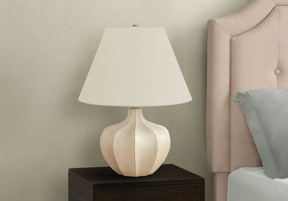 Resin Transitional Lighting, Table Lamp - Cream