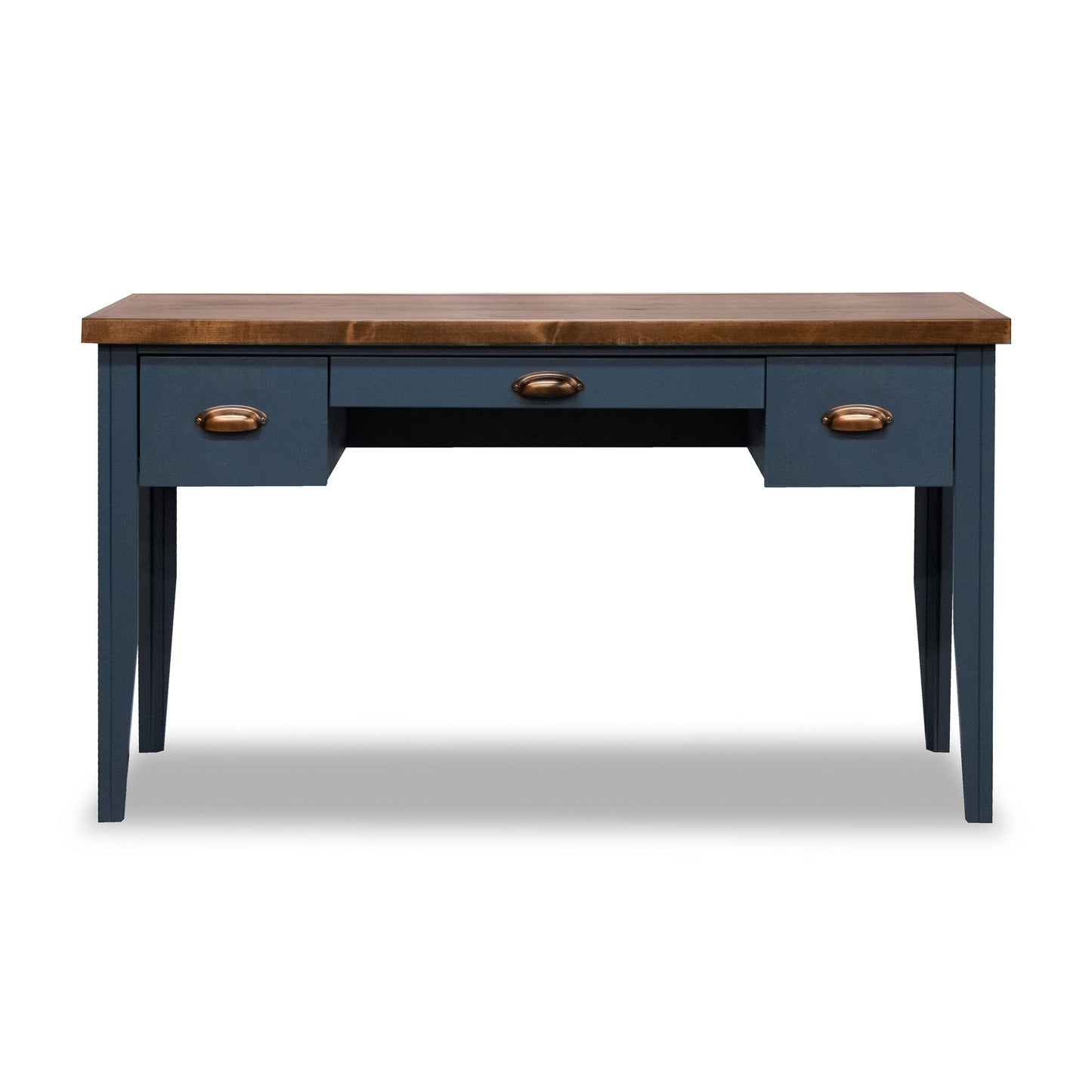 Nantucket - Writing Desk - Blue Denim, Whiskey