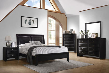 Briana - 5-Drawer Bedroom Chest - Black