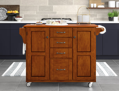 Create-A-Cart - Kitchen Cart - Wood Top