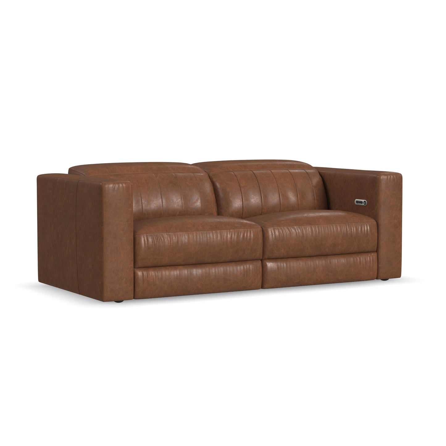 Austin - Power Reclining Sofa with Power Headrests - Dark Brown