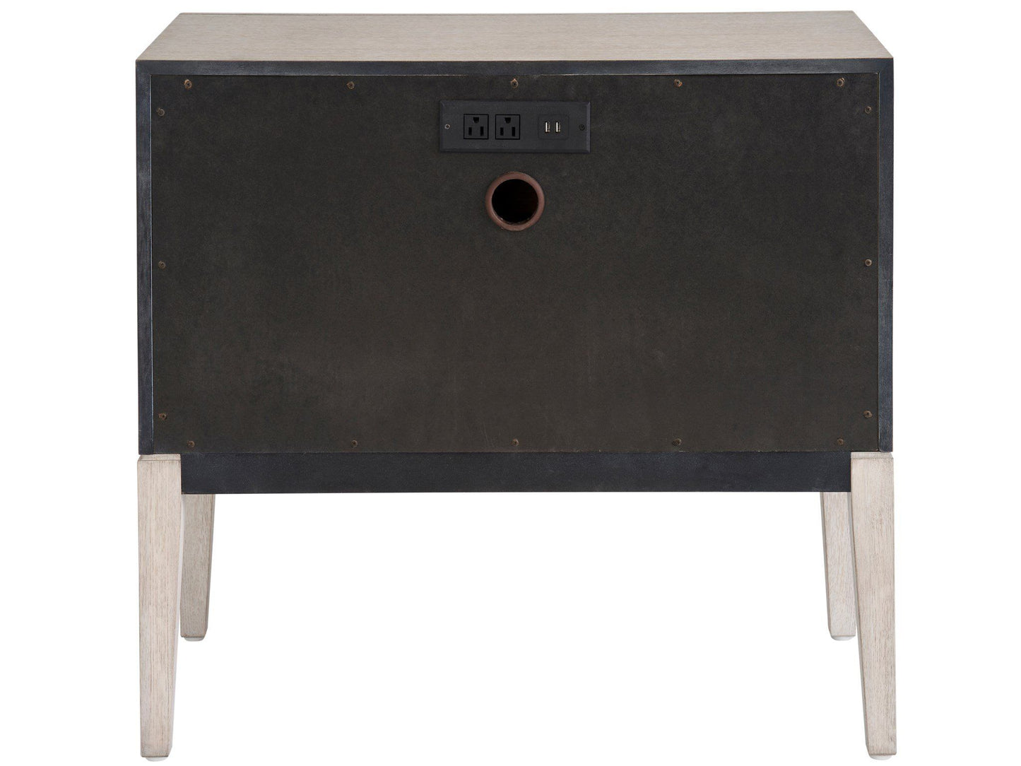 Coalesce - Presley Nightstand - Pearl Silver