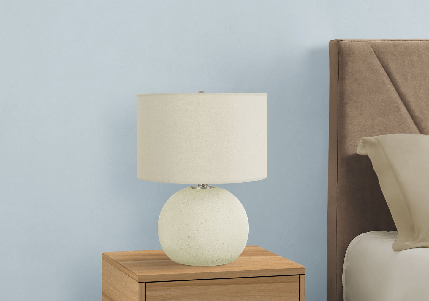 Lighting, Contemporary Table Lamp, Ceramic - Cream