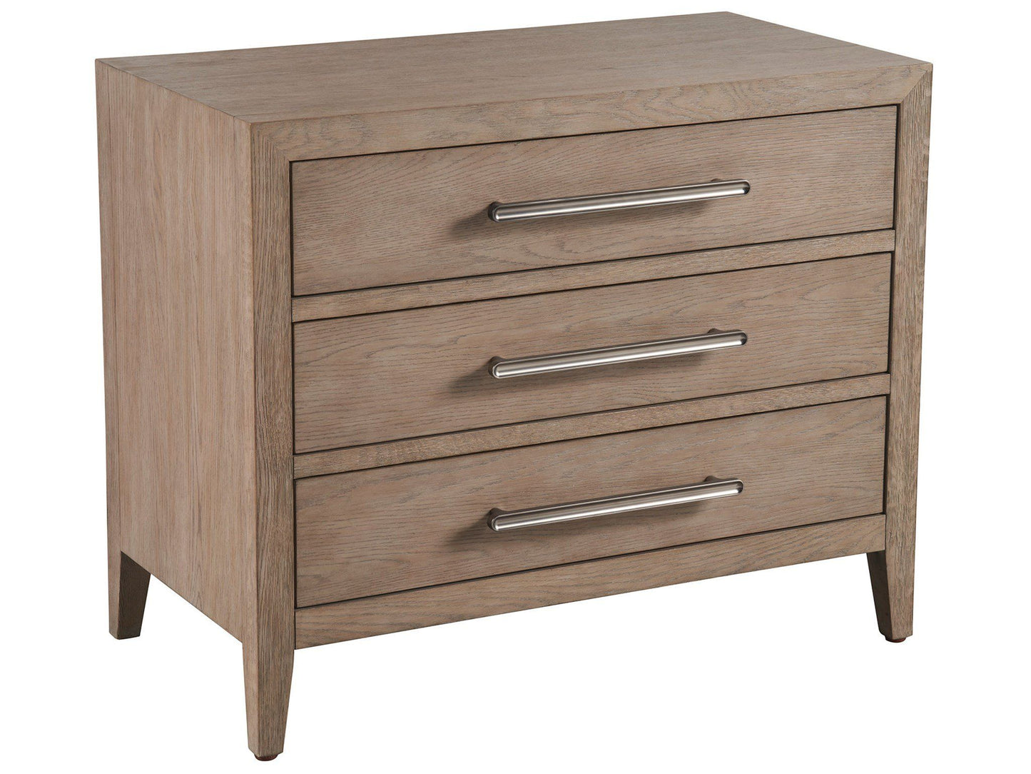 New Modern - Cove Drawer Nightstand - Dark Brown