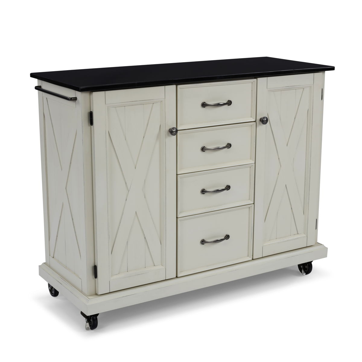 Bay Lodge - Kitchen Cart - Wood - White - 35.5"