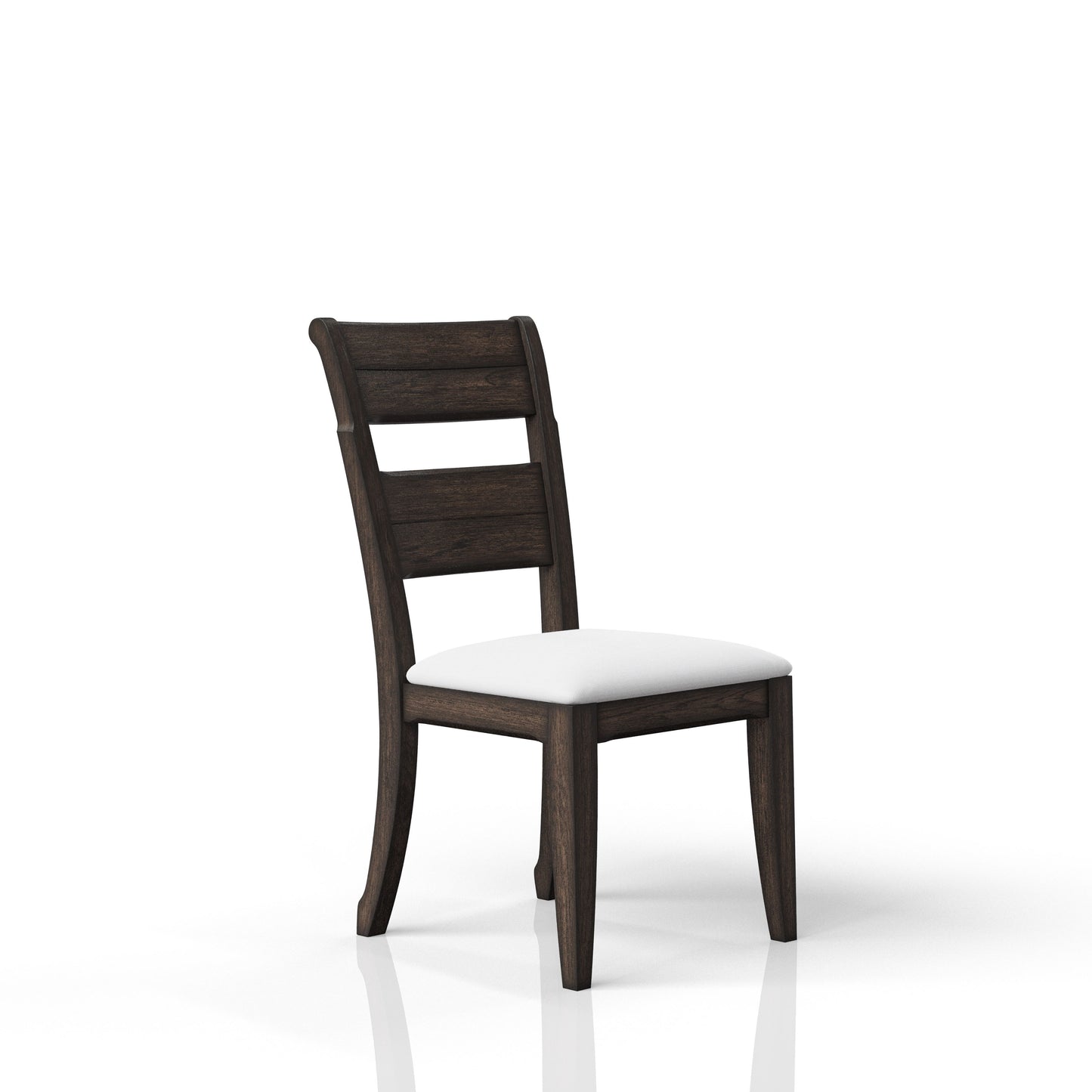 Upholstered Seat Side Chair - Chocolate