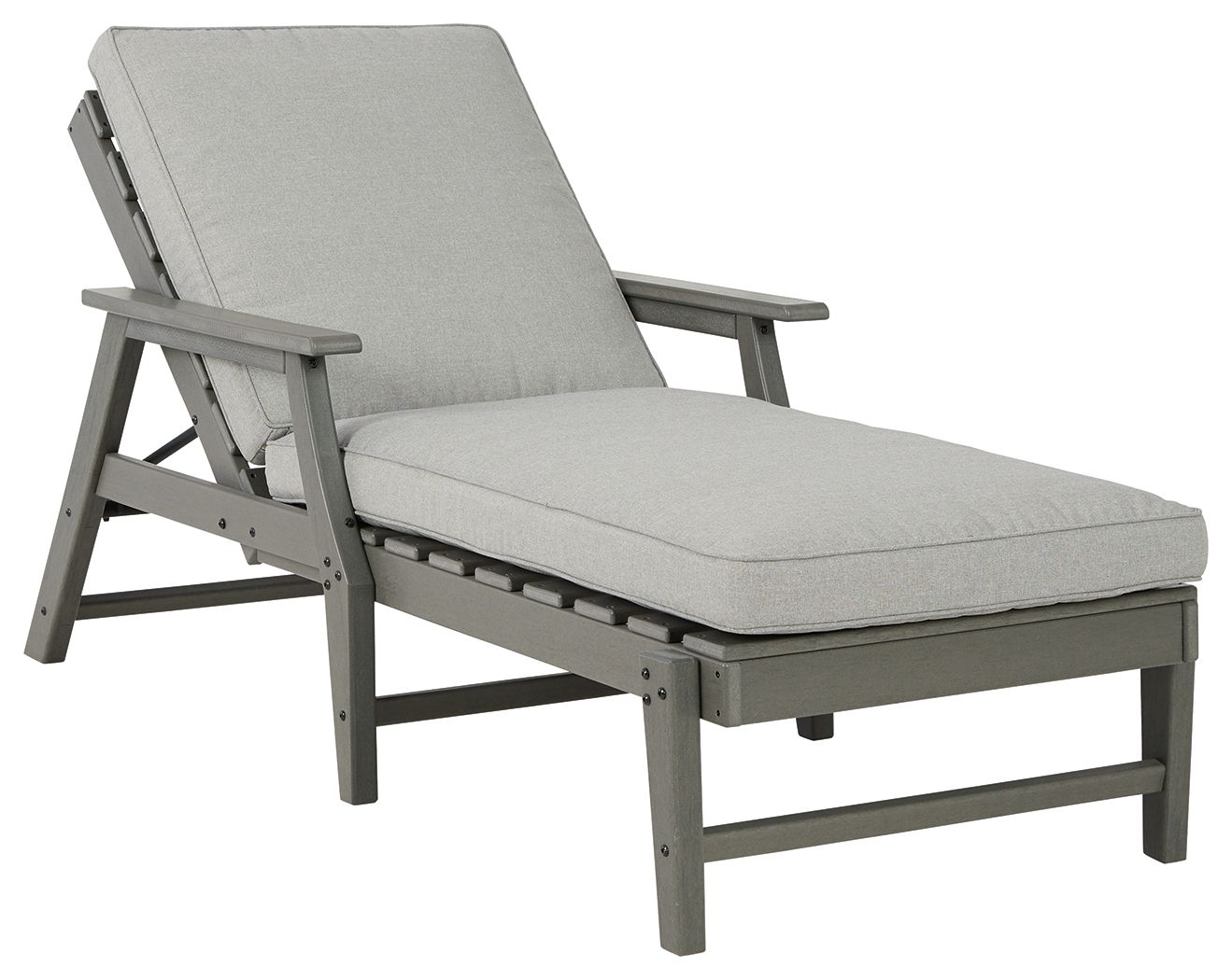 Visola - Gray - Chaise Lounge with Cushion