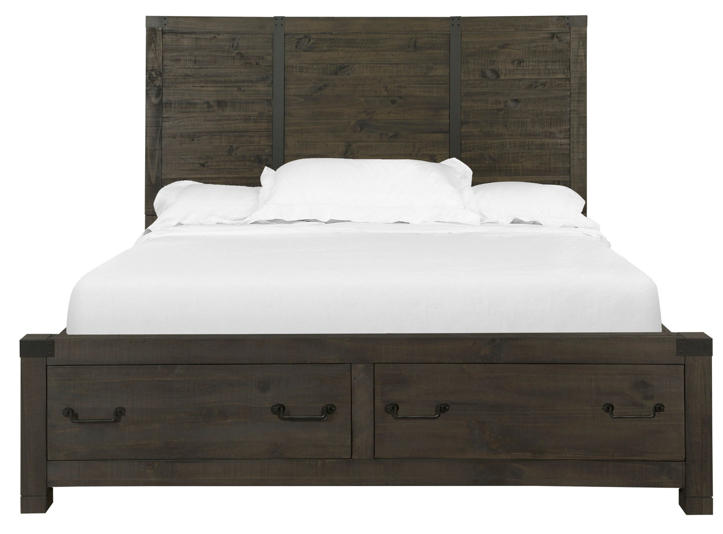 Abington - Panel Bed With Storage