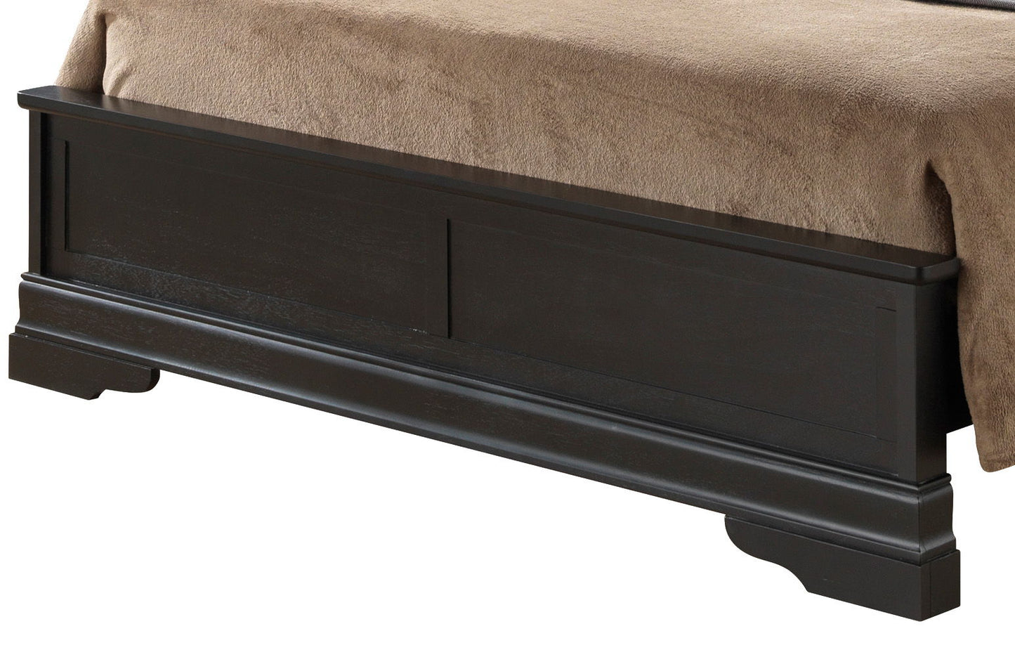 Sleigh Bed With Low Footboard