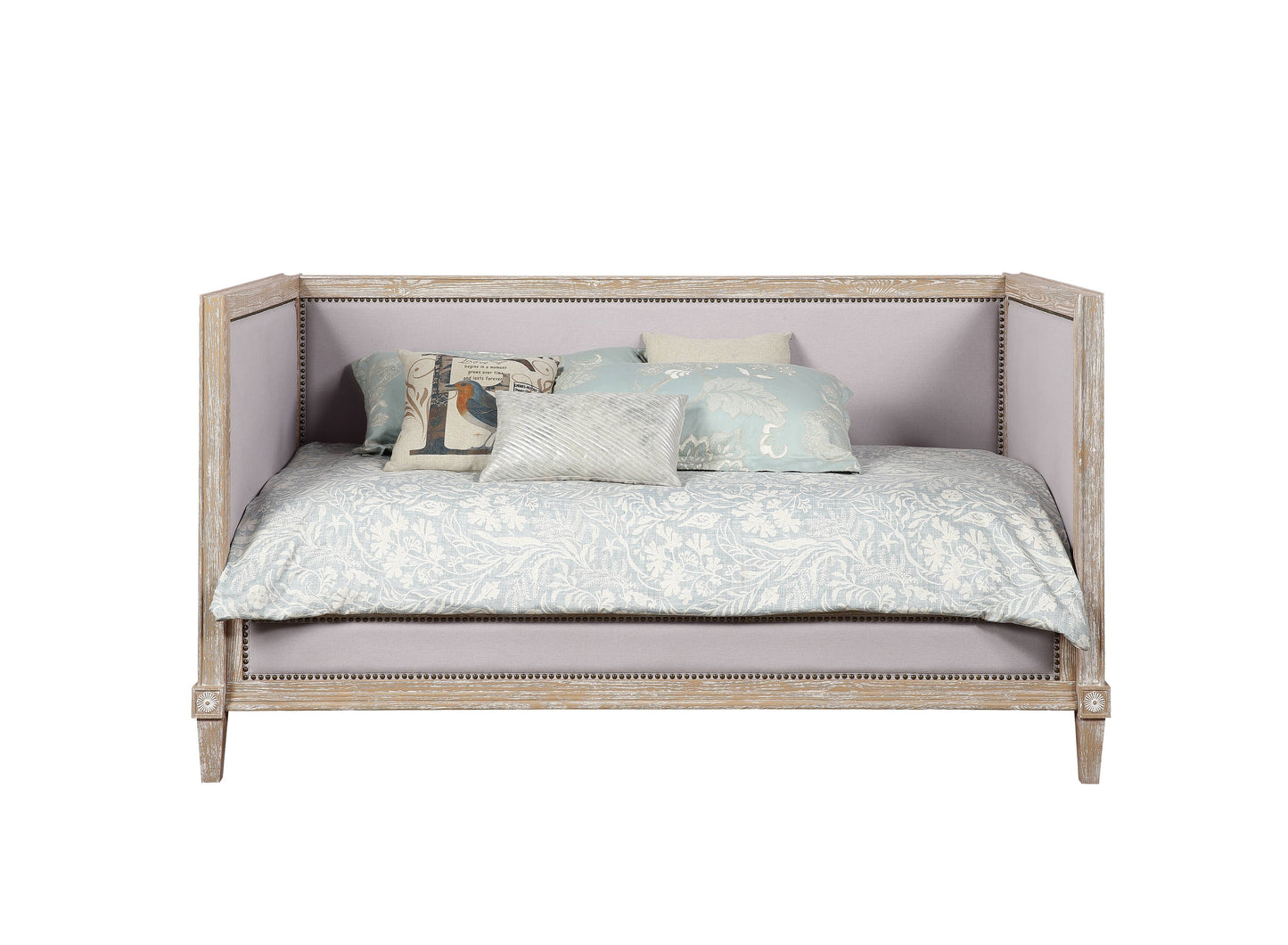 Charlton - Twin Daybed - Beige / Weathered Oak