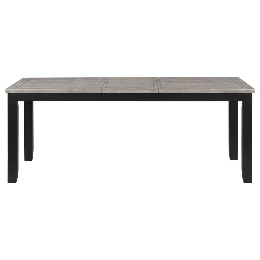 Elodie - Rectangular Extension Leaf Dining Table - Black