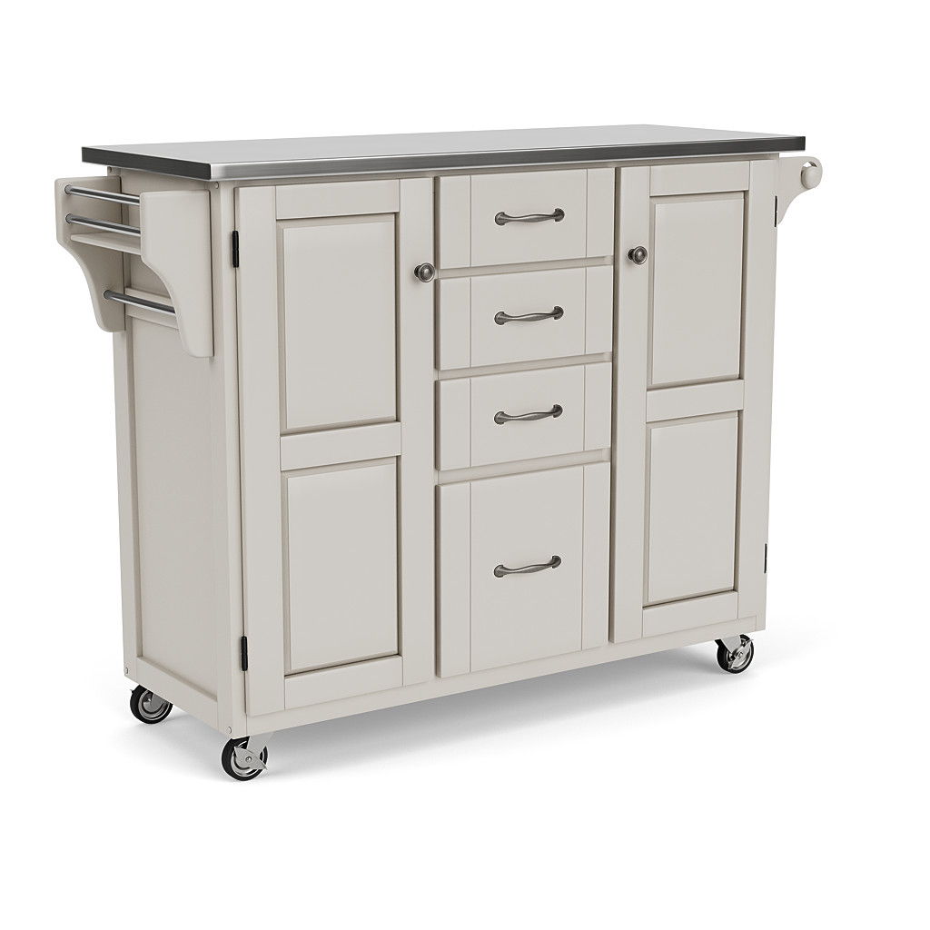 Create-A-Cart - Kitchen Cart - Steel Top