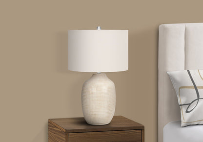 Table Lamp, Lighting, Ceramic, Contemporary - Cream