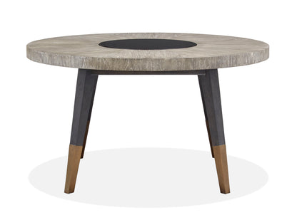 Ryker - Round Dining Table - Homestead Brown