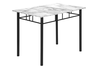 5 Pieces Dining Table Set, Small, Rectangular