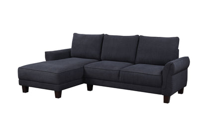 Belle - Sherpa Sectional Sofa With Left Facing Chaise