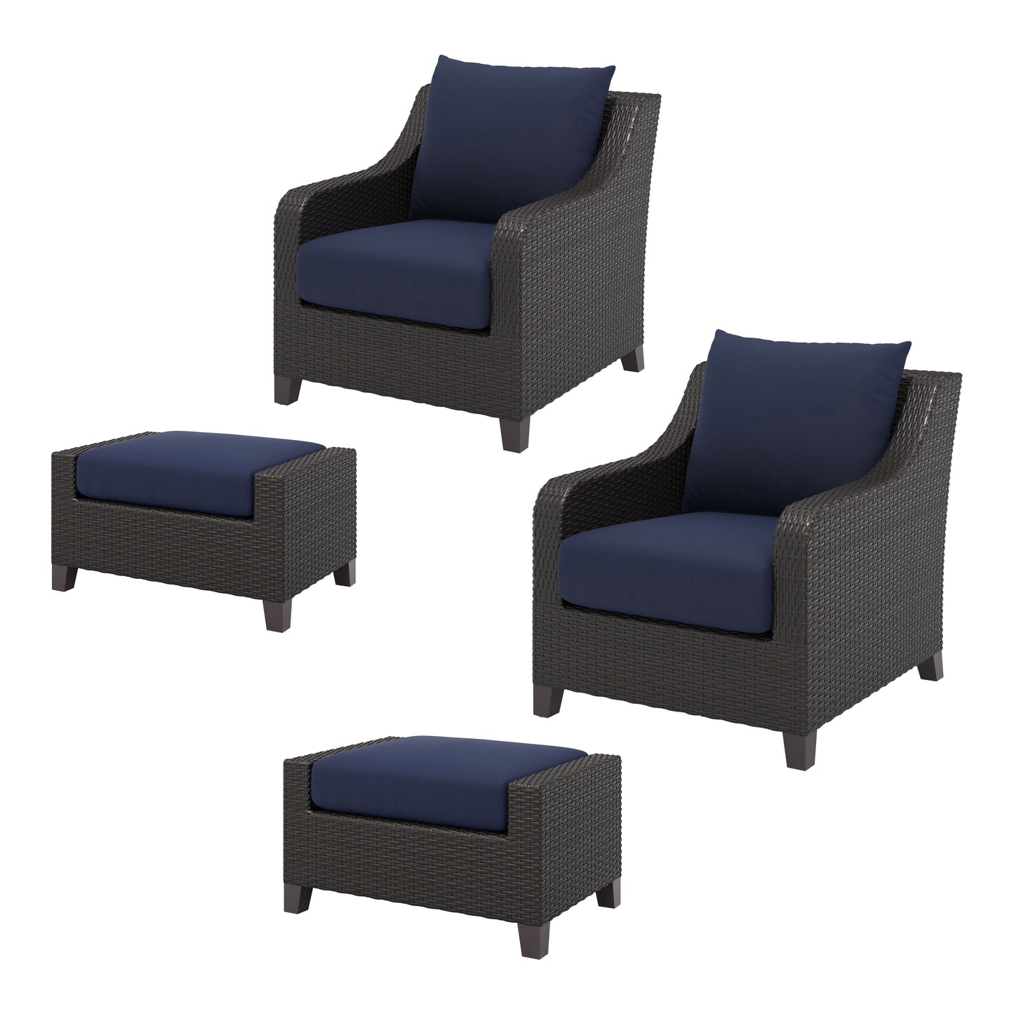 Skye - Outdoor Chair & Ottoman Set