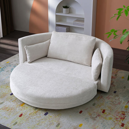 Multi-Functional Foldable Sleeper Sofa Bed, Floor Sofa Chair Bed, Circular Adjustable Futon Sitting And Sleeping Sofa