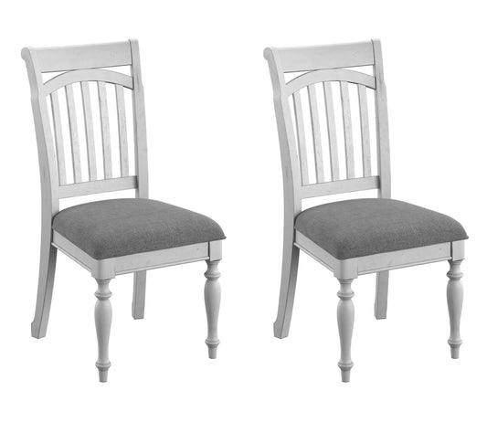 Mariano - Slat Back Dining Chairs (Set of 2) - Gray