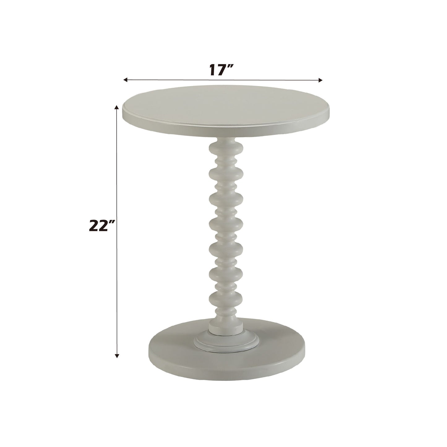 Acton - Accent Table - White