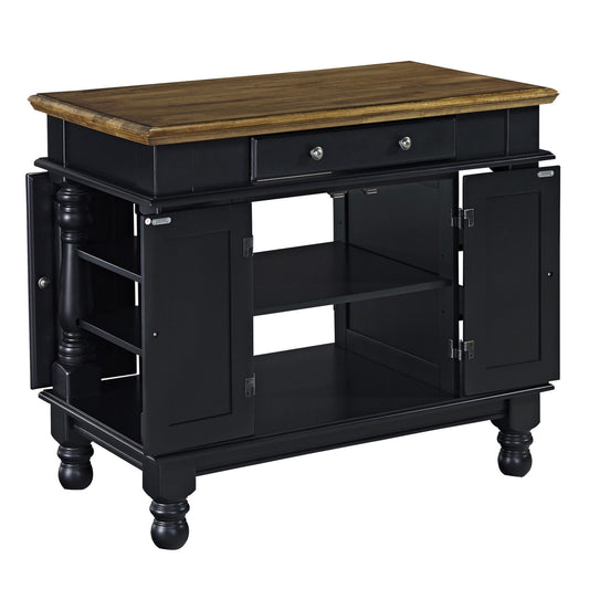 Montauk - Kitchen Island - Wood - Black