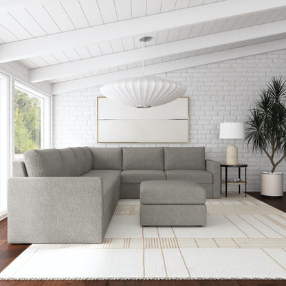 Flex - Sectional with Standard Arm and Ottoman