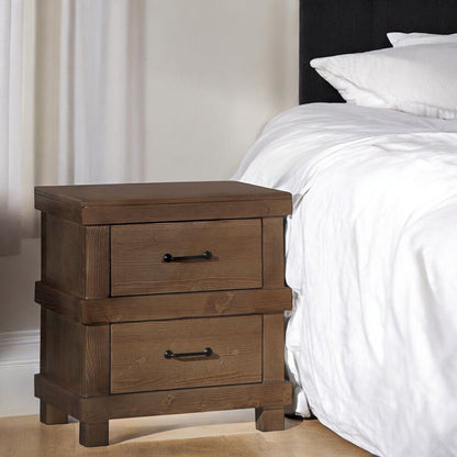 Adams - Antique Nightstand - Oak